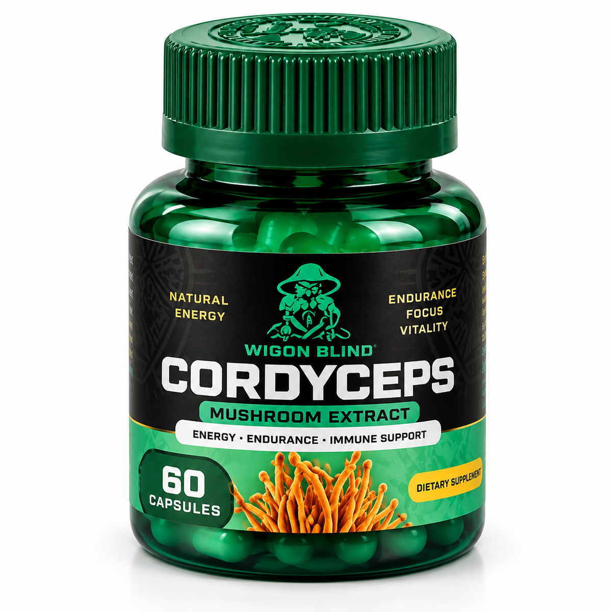 CORDYCEPS — 60 CAPSULES 🍄