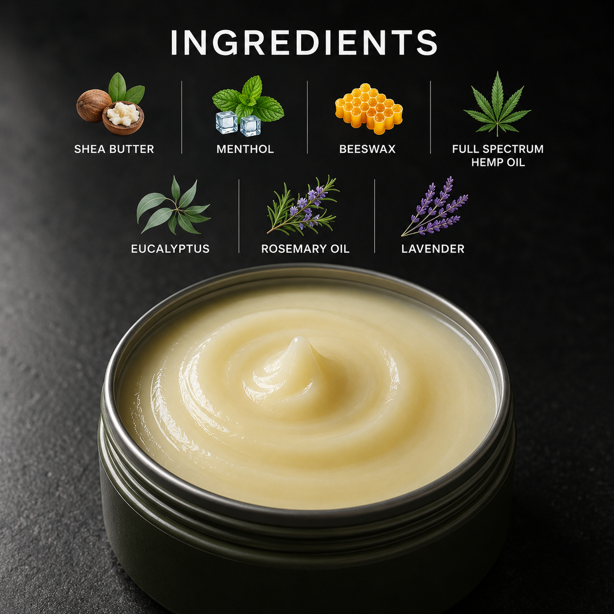 WIGON Hemp Muscle Cream 3000MG – Herbal Cooling Formula for Muscle Recovery & Comfort