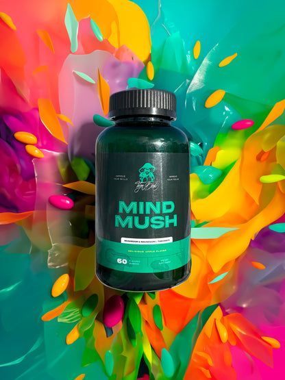 Mind Mush Gummies| Melena de león + Magnesio L-Threonate | Suplemento diario