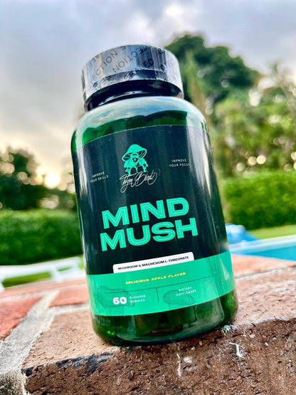 Mind Mush Gummies| Melena de león + Magnesio L-Threonate | Suplemento diario