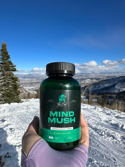 Mind Mush Gummies| Melena de león + Magnesio L-Threonate | Suplemento diario